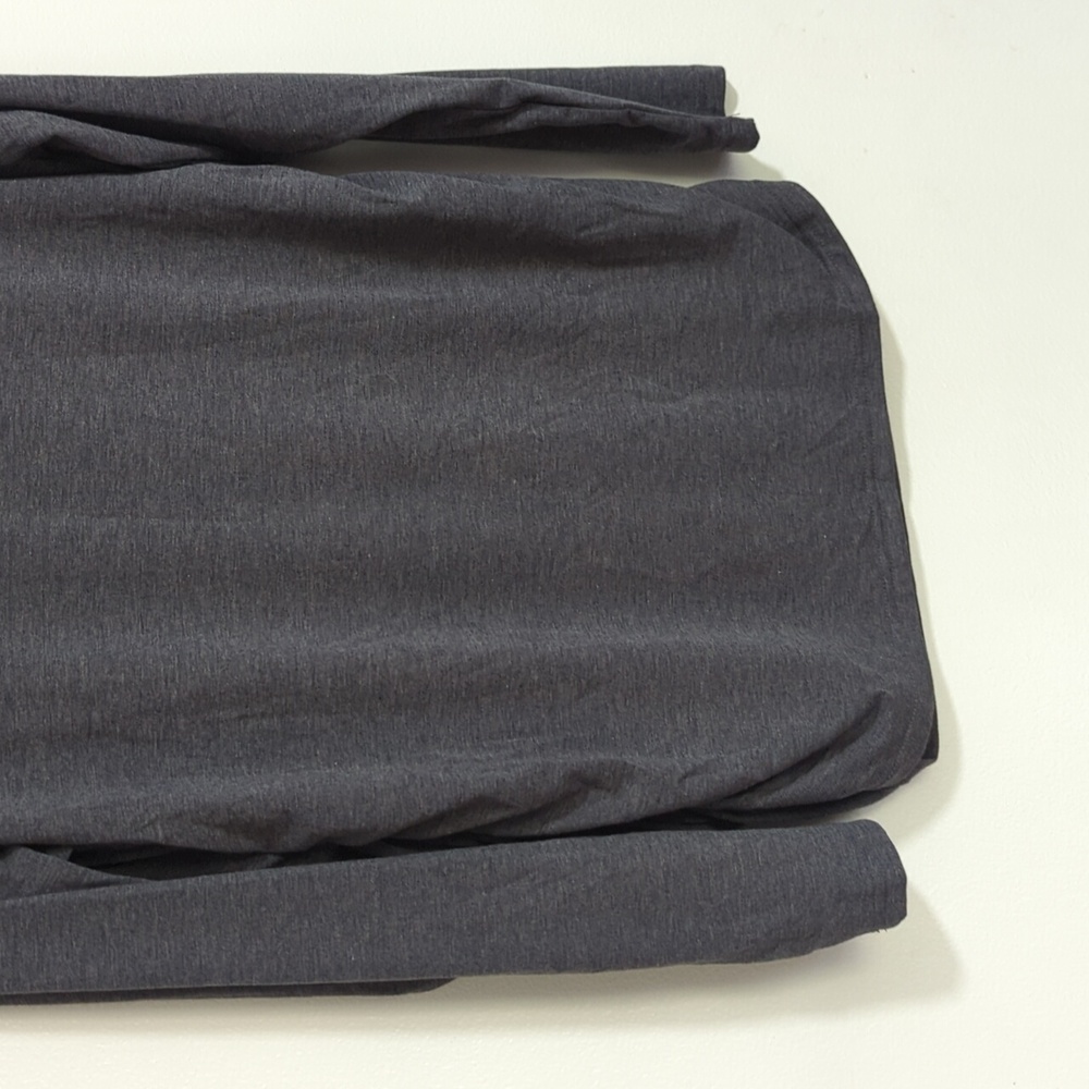 NWT BHOME Dark Gray Long Sleeve Round Neck Ruched Side Top Size XL - Picture 3 of 6